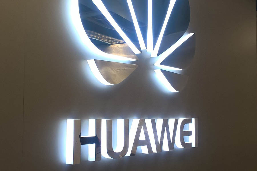 Rótulo luminoso Huawei
